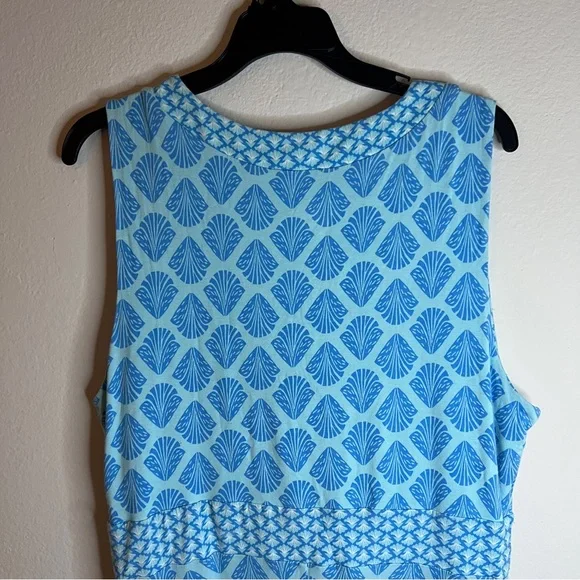 Sigrid Olsen Blue Patterned Dress XL - Picture 4 of 8